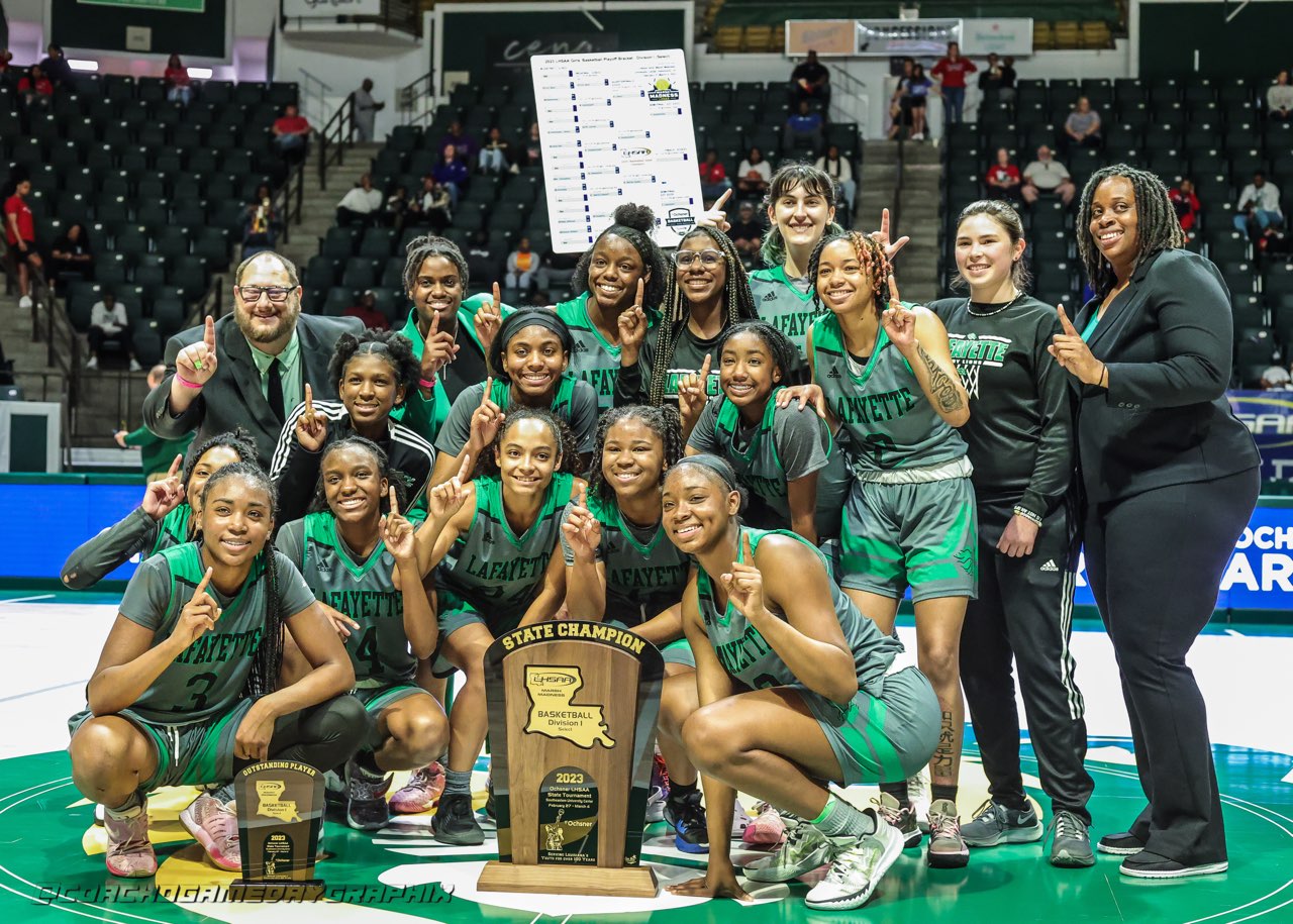 Division I select girls champion Lafayette 